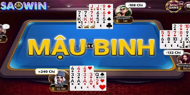 Luật chơi và cách chơi bài Mậu Binh khá đơn giản