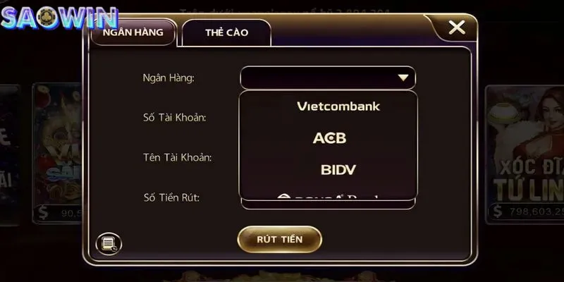 Rút tiền từ cổng game không mất phí